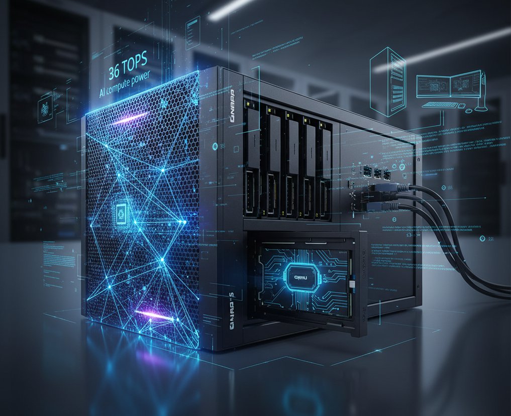 企業級 NAS 導入 AI 邊緣運算，QNAP TVS-AIh1688ATX登場